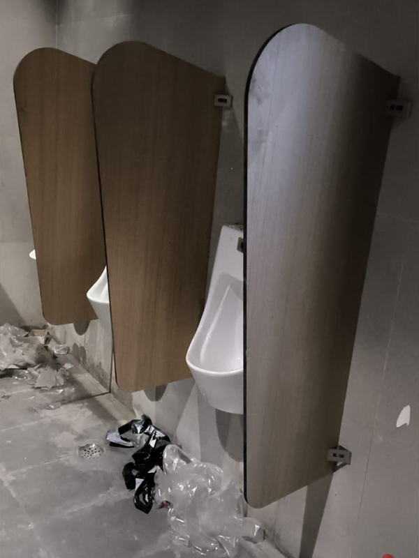 Premium Urinary Partition Panel - SVP Designs Chennai