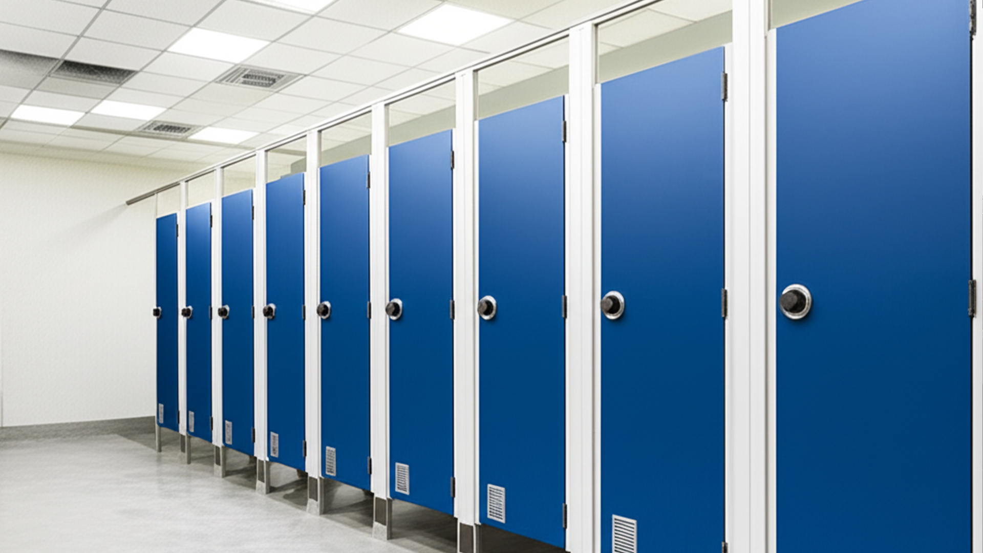 Promax SS Toilet Partition Cubicle by SVP Designs Chennai