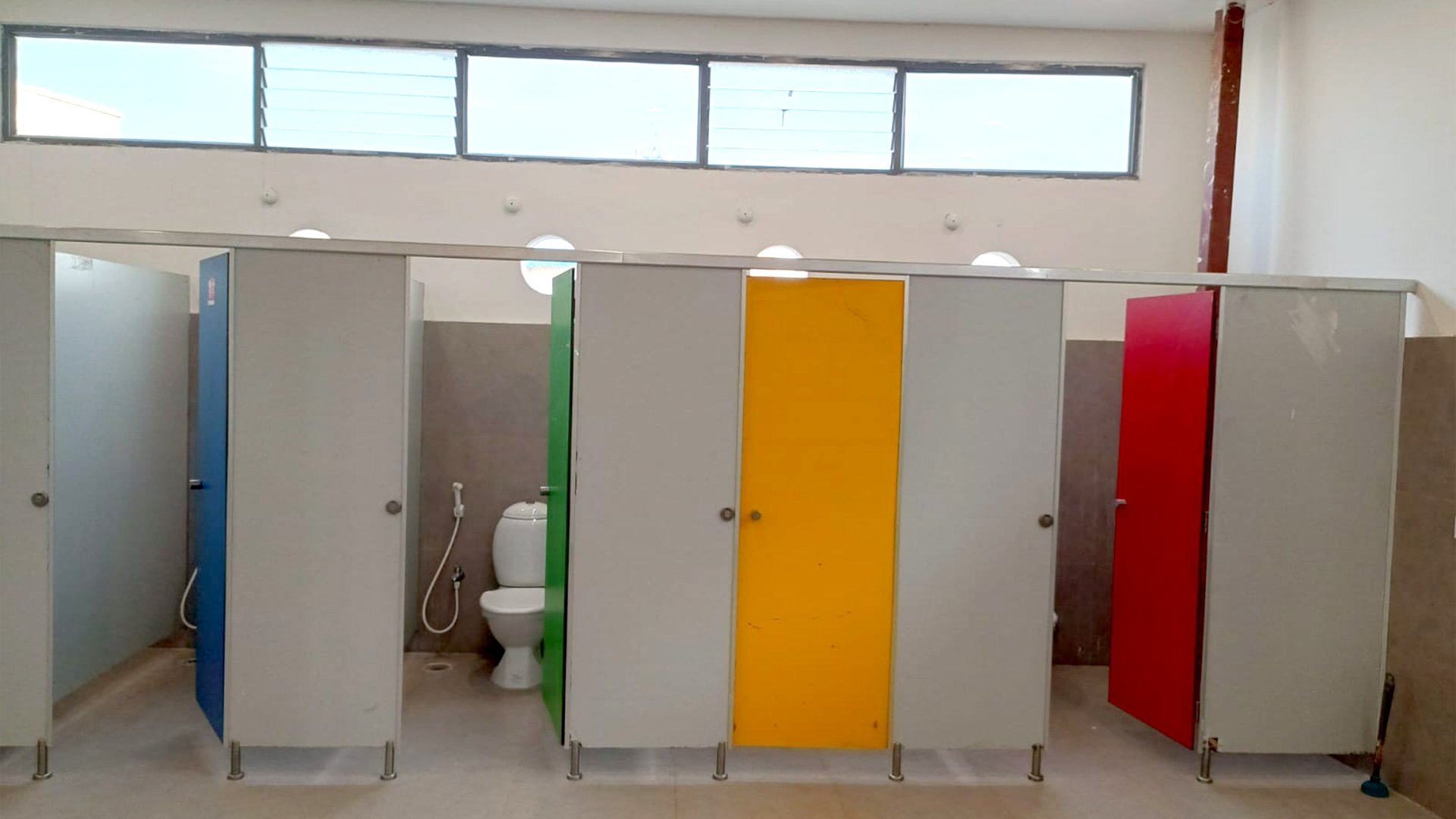 Promax SS Toilet Partition Cubicle by SVP Designs Chennai